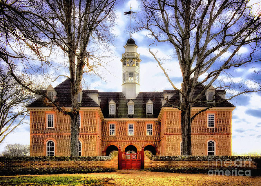 Colonial Williamsburg Capitol Building Photograph by Lois Bryan - Fine ...