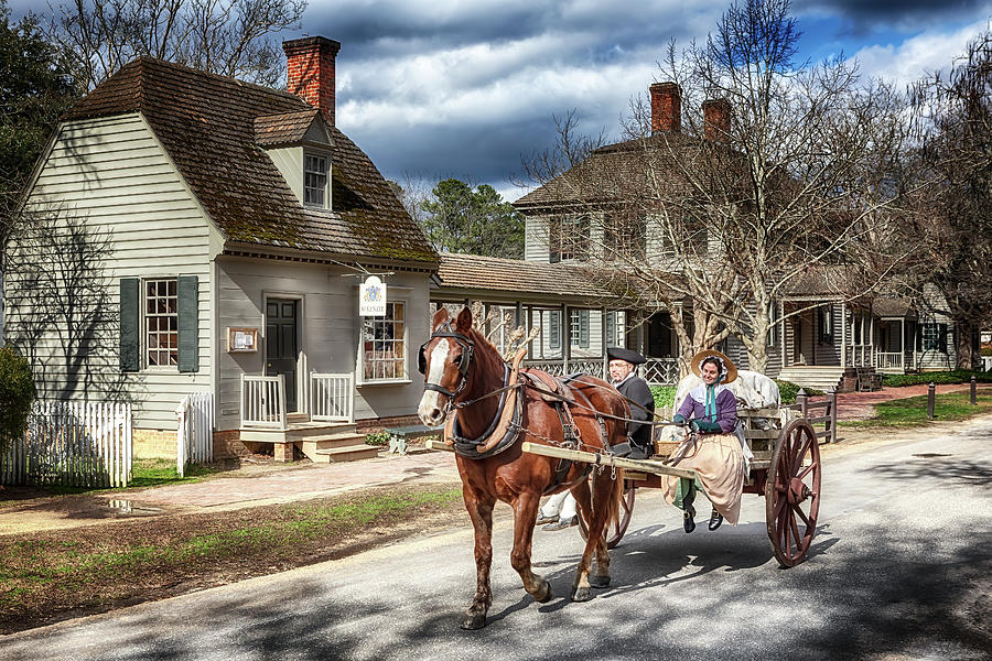 Colonial Williamsburg - Market Day Photograph by Susan Rissi Tregoning