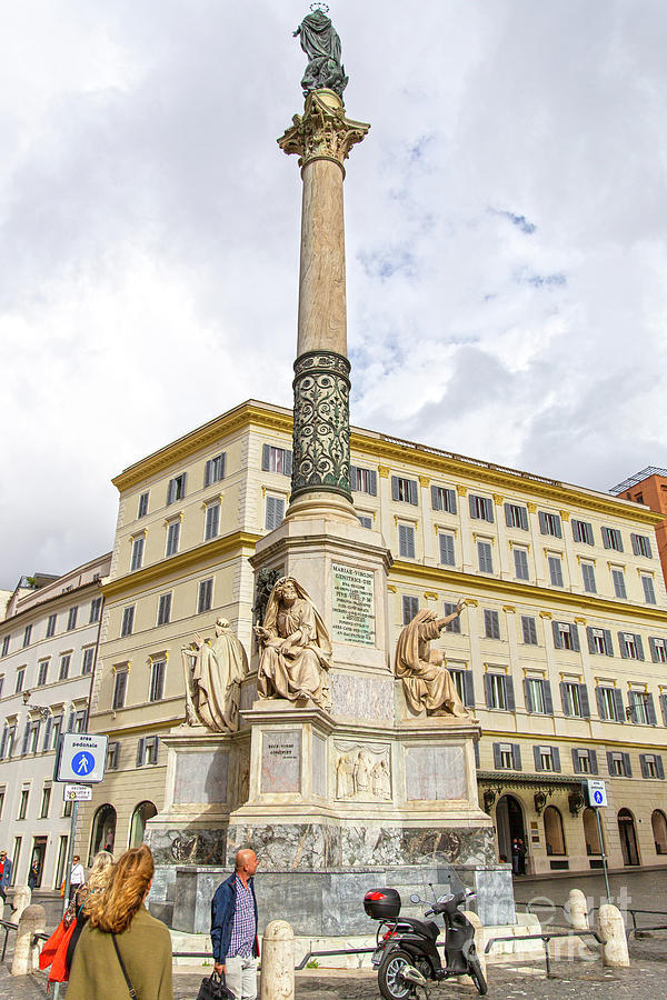 Colonna dellImmacolata, Rome Italy Photograph by ELITE IMAGE photography By Chad McDermott