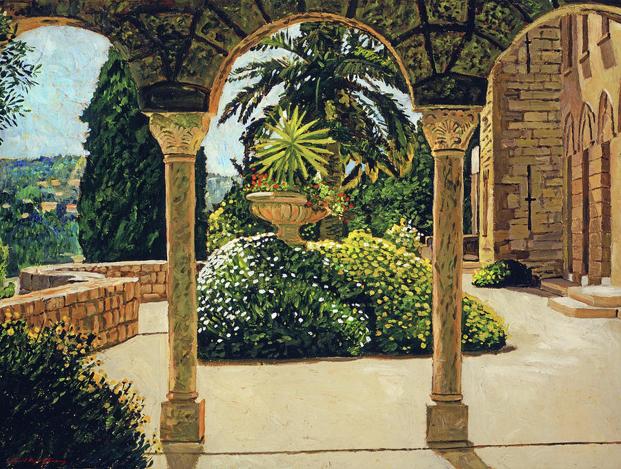 Colonnades On The Terrace Painting