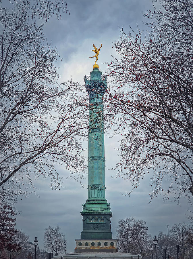 Colonne De Juillet Photograph By Psychoshadow Art Fine Art America 0270