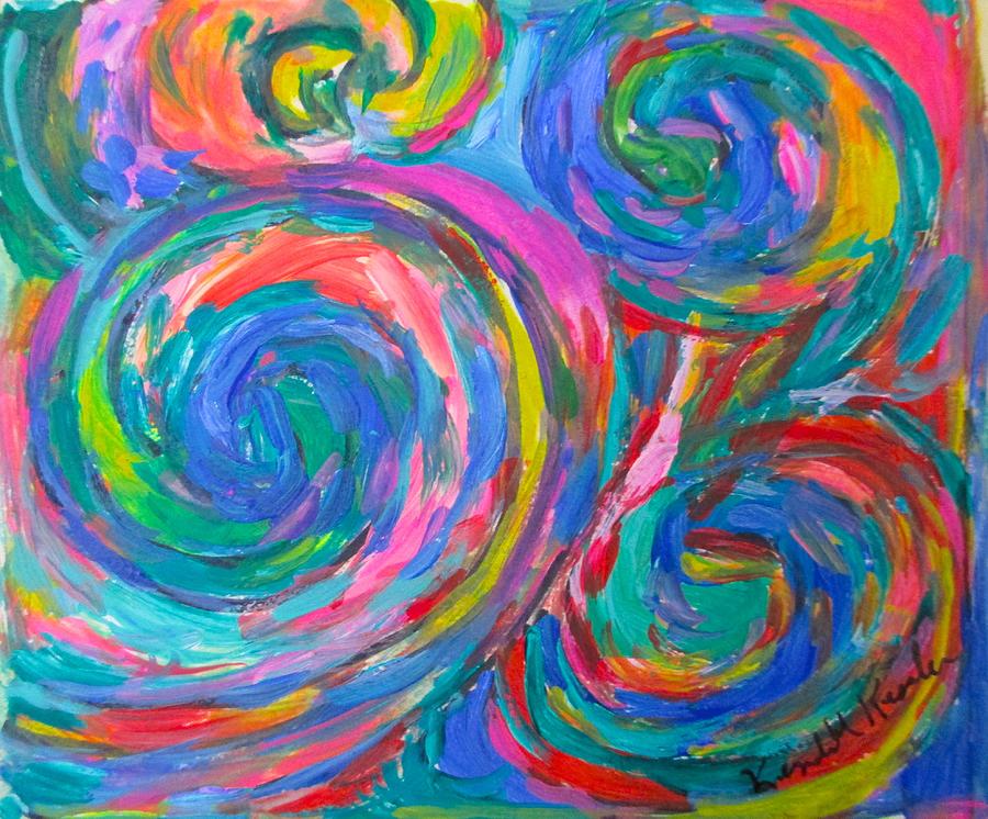 Color Curve Painting by Kendall Kessler