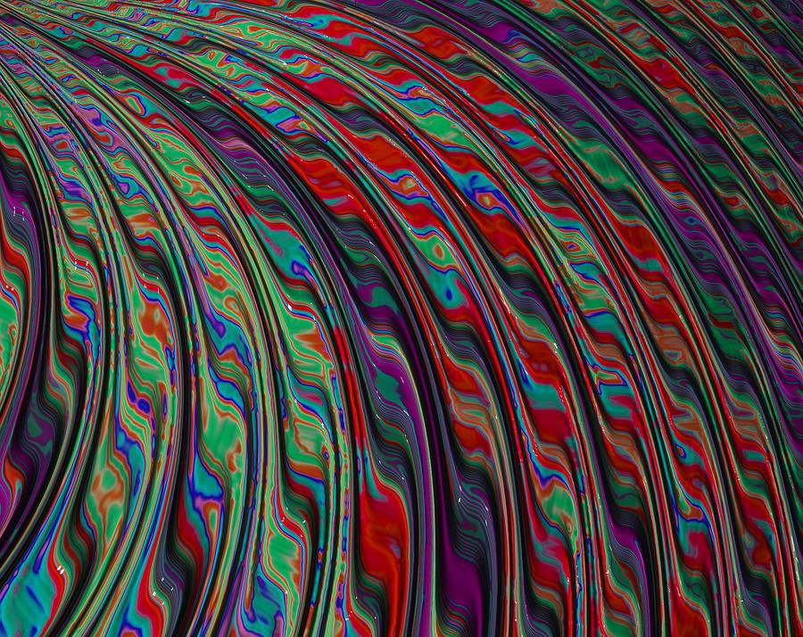 Color Curves Digital Art by Bonnie Bruno