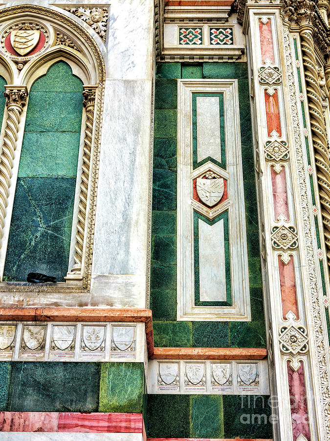 Color Details of the Duomo in Florence Italy Photograph by John Rizzuto