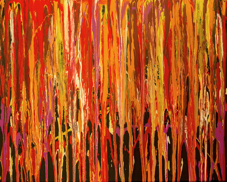 Color Drip Painting by David Stasiak - Fine Art America