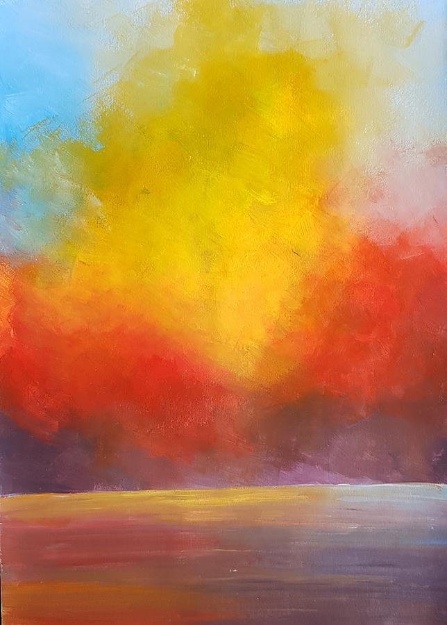 Color Explosion  Painting by Nicole Tang