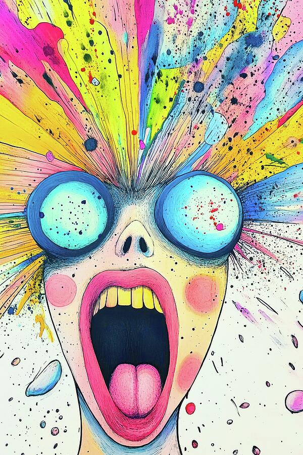 Color Explosion - Scream of the Senses Digital Art by Matthias Hauser Color Explosion - Scream of the Senses Digital Art by Matthias Hauser