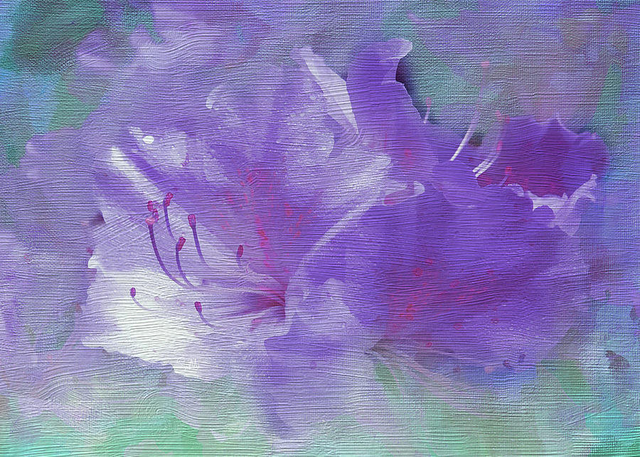 Color me softly in purple Digital Art by Sami Martin