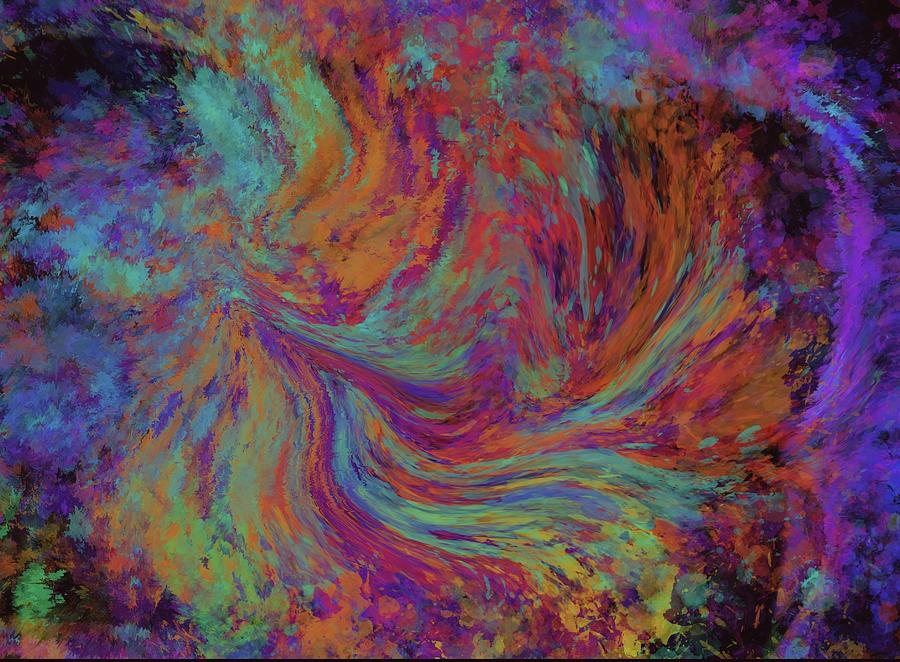 Color melt Digital Art by Megan Walsh