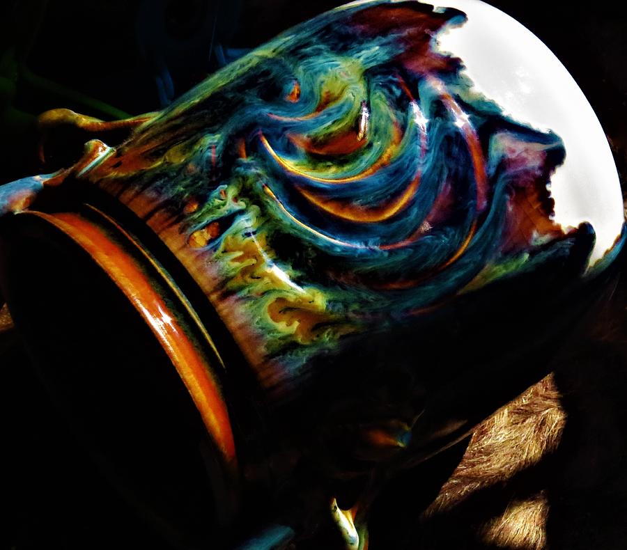 Vase Photograph - Color Meltdown by Frederick Hahn