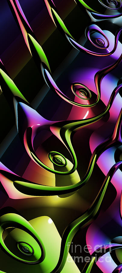 Color Moves Digital Art by Rachel Hannah