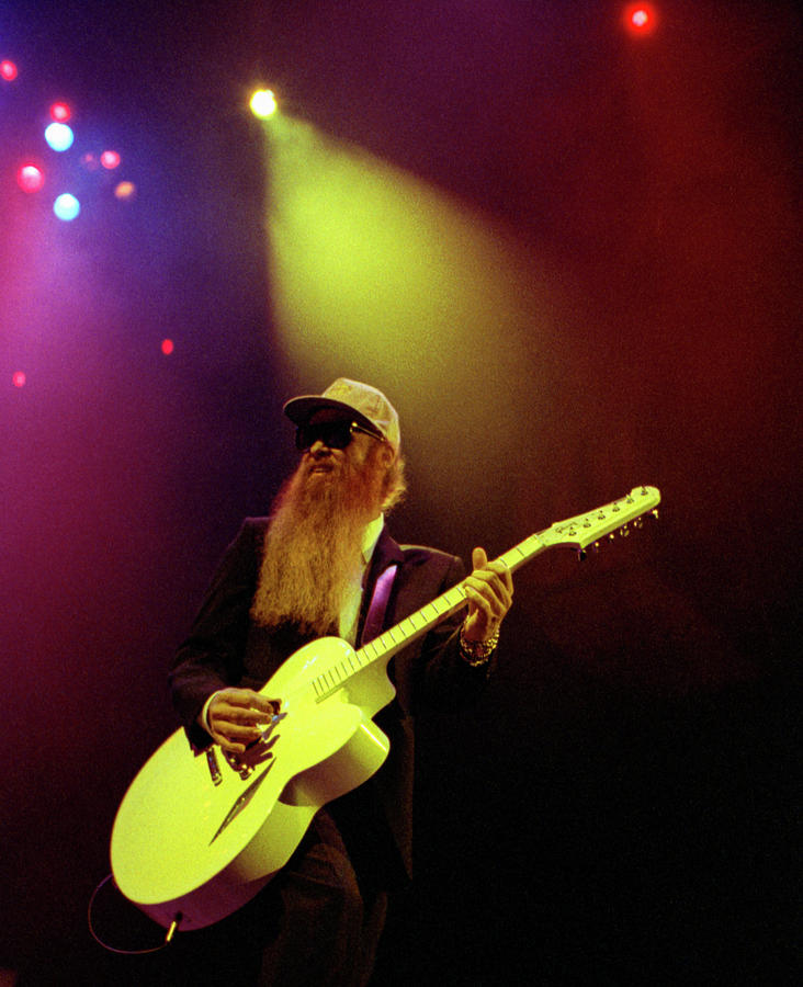 Color photo of Billy Gibbons Photograph by David Ilzhoefer - Fine Art ...