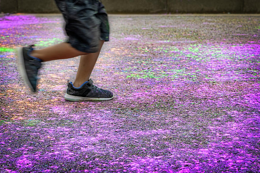 Color Runner Photograph by Bill Chizek
