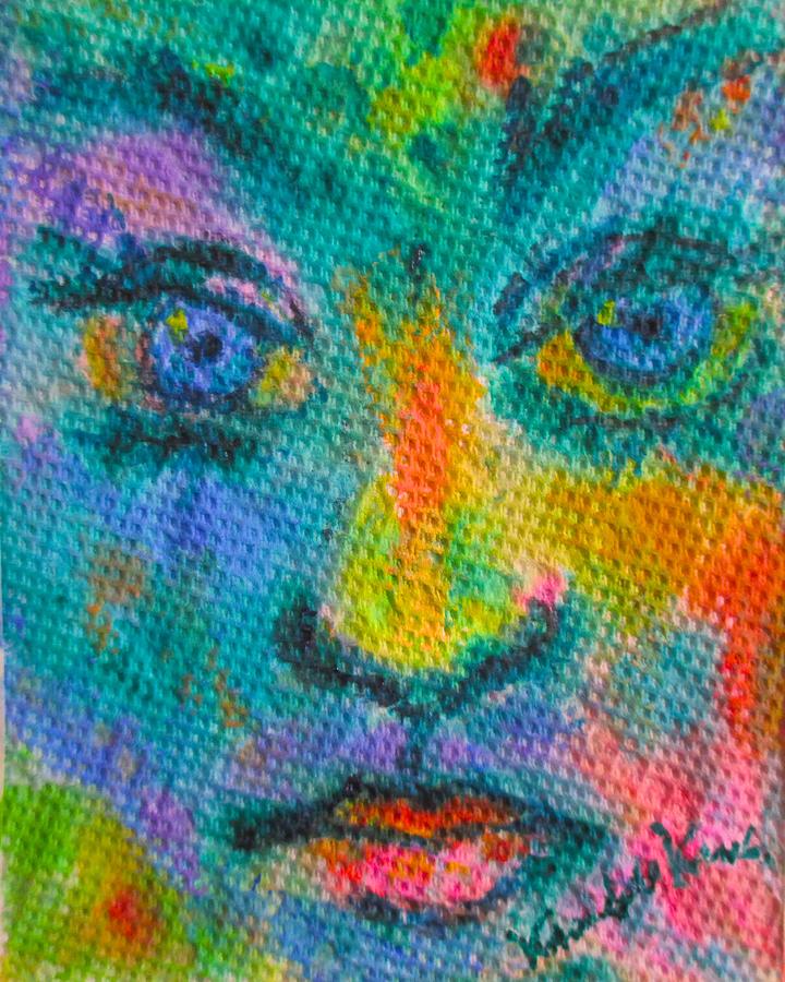 Color Stare Painting by Kendall Kessler