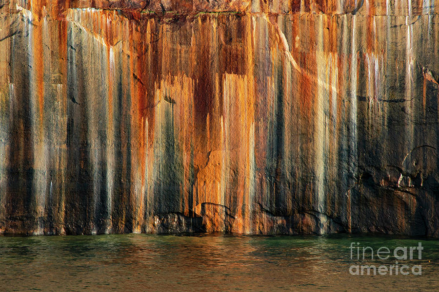Color-streaked Sandstone Five Photograph by Bob Phillips