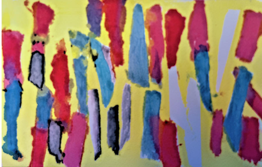 Color Study 1 Painting by Cathy Anderson