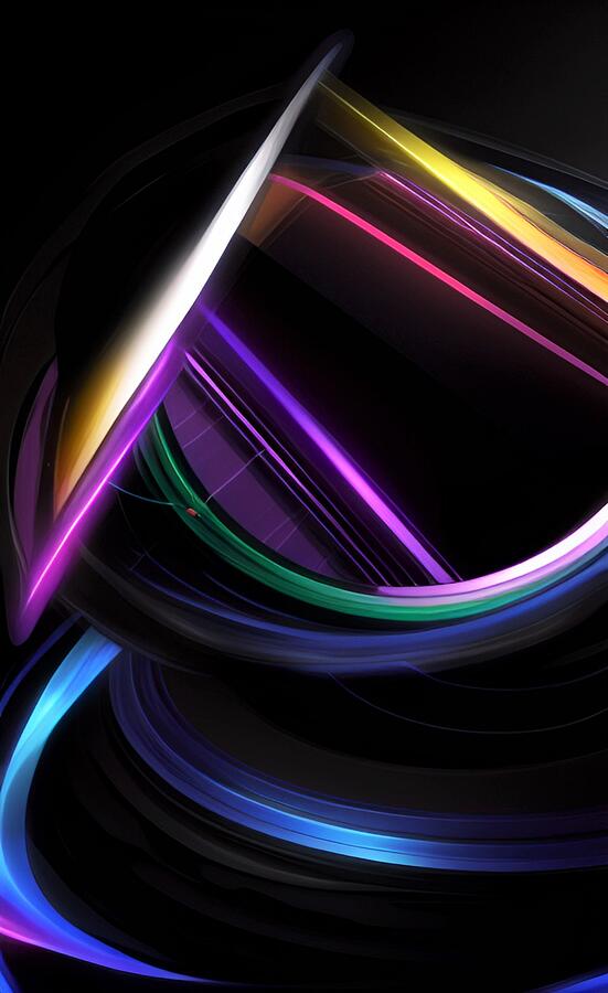 Color Vortex - Modern  Digital Art by Ronald Mills