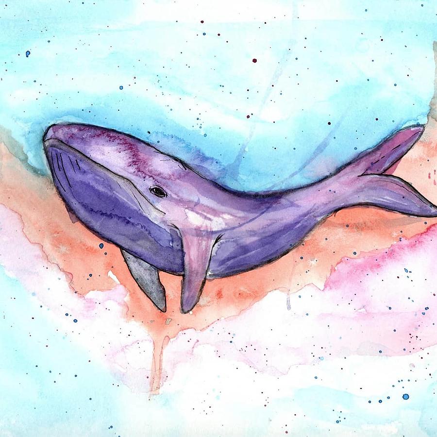 Color whale Painting by Dylan Winckler - Fine Art America