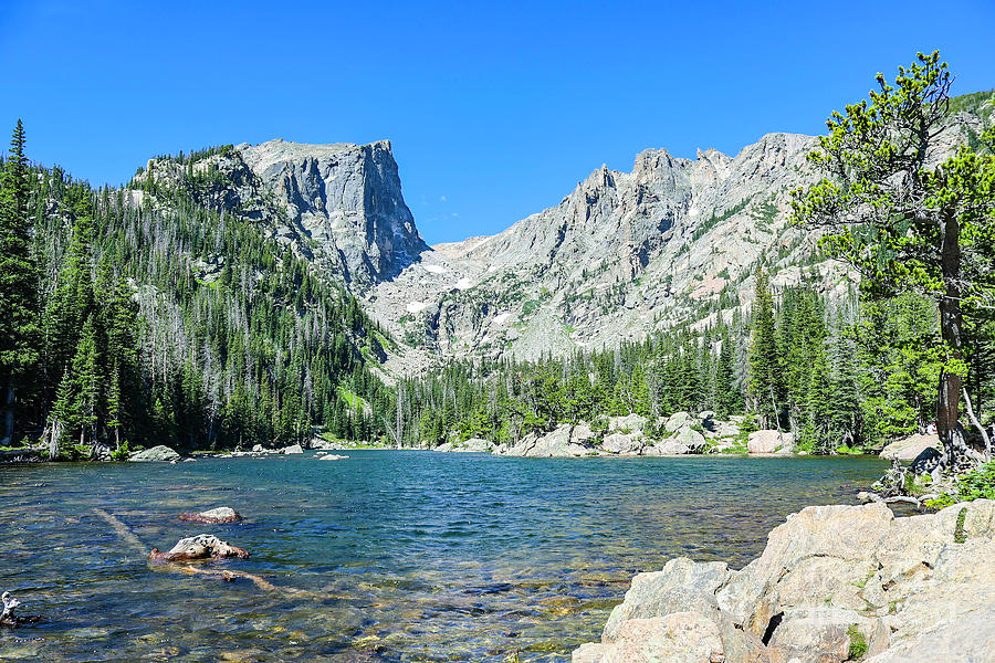 Colorado Alpine Lake Photograph by Shirley Dutchkowski
