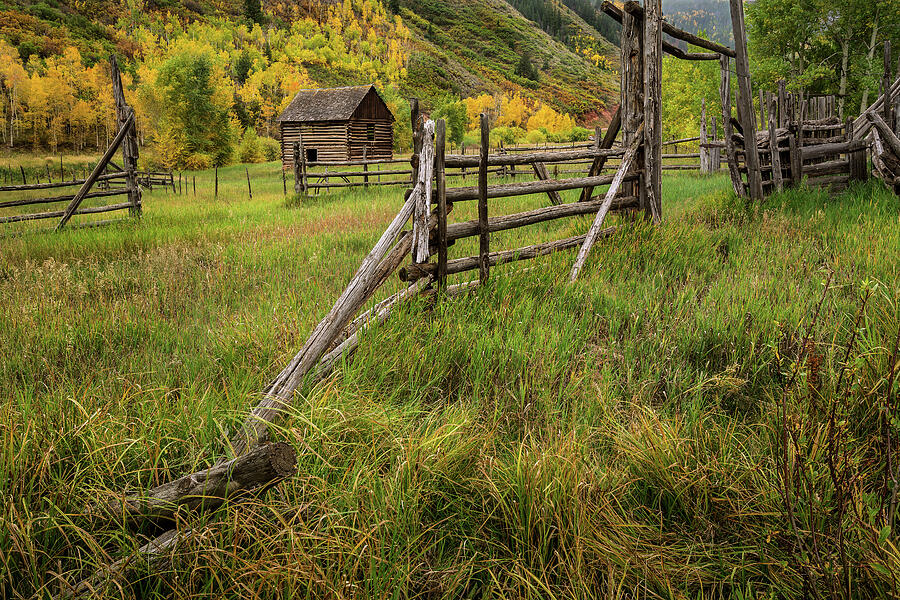 Colorado Barn and Corral Photograph by Rick Strobaugh