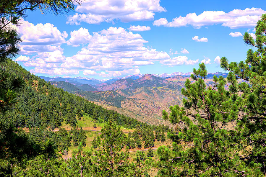 Colorado Clouds and Mountains Photograph by Cathy Anderson