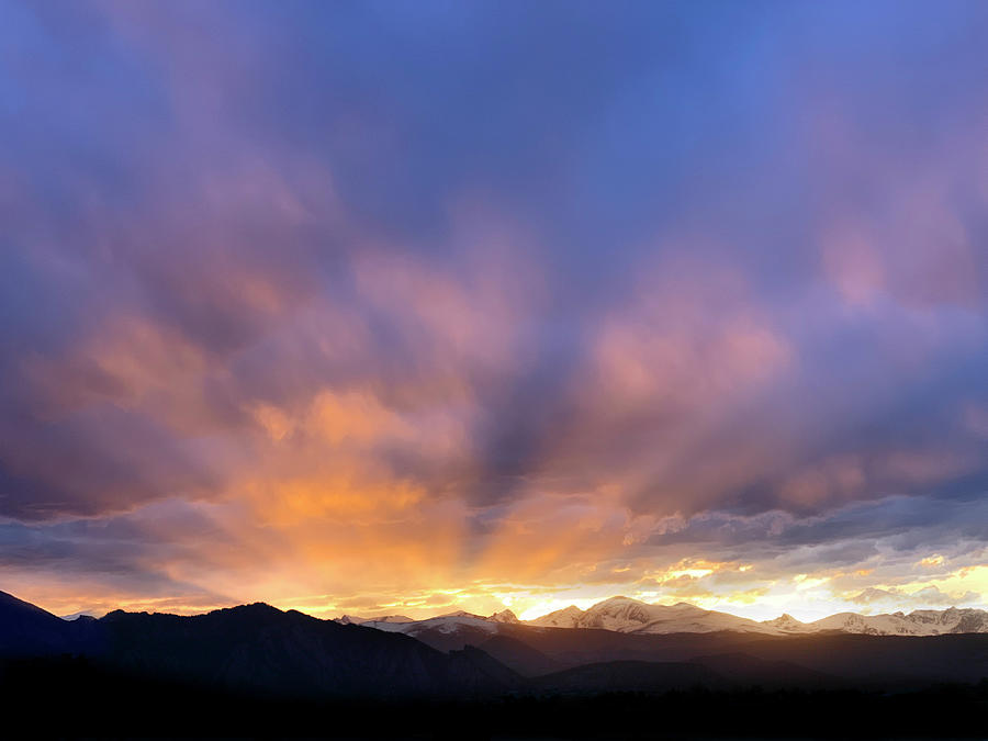 Sunset Photograph - Colorado Colorburst by Marilyn Hunt