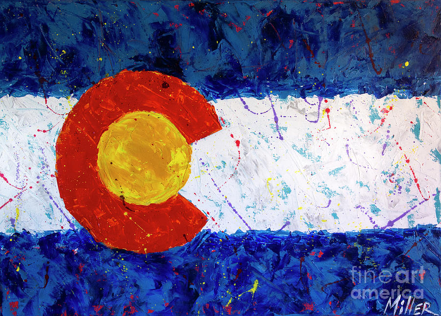 Colorado Expression Painting by Tracy Miller
