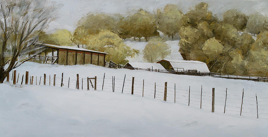 Colorado Farm Painting by Hone Williams
