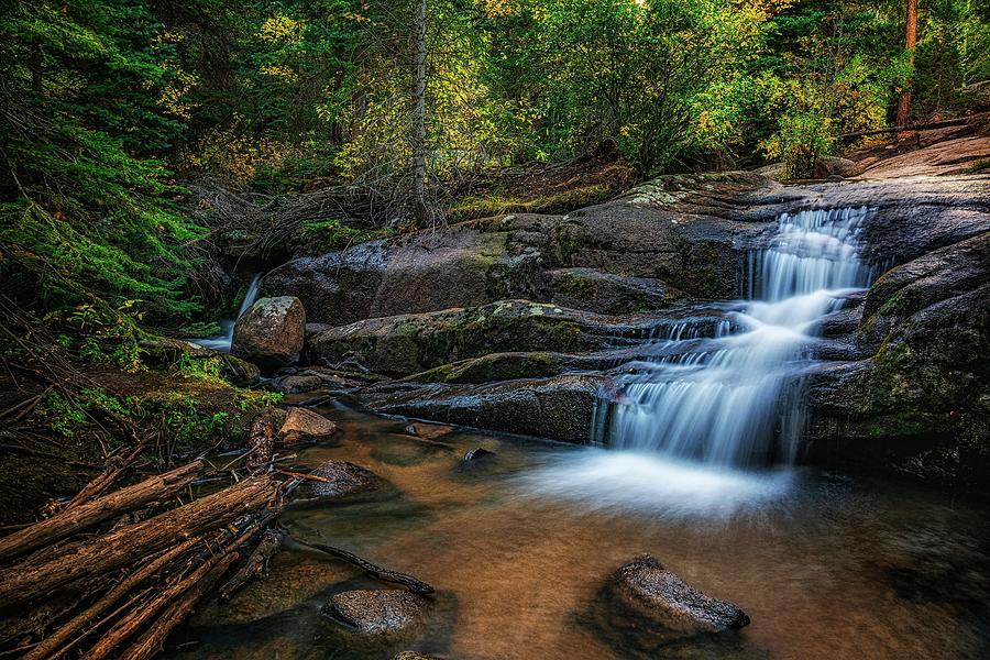 Colorado Forest Cascade Photograph by Christopher Thomas - Fine Art America