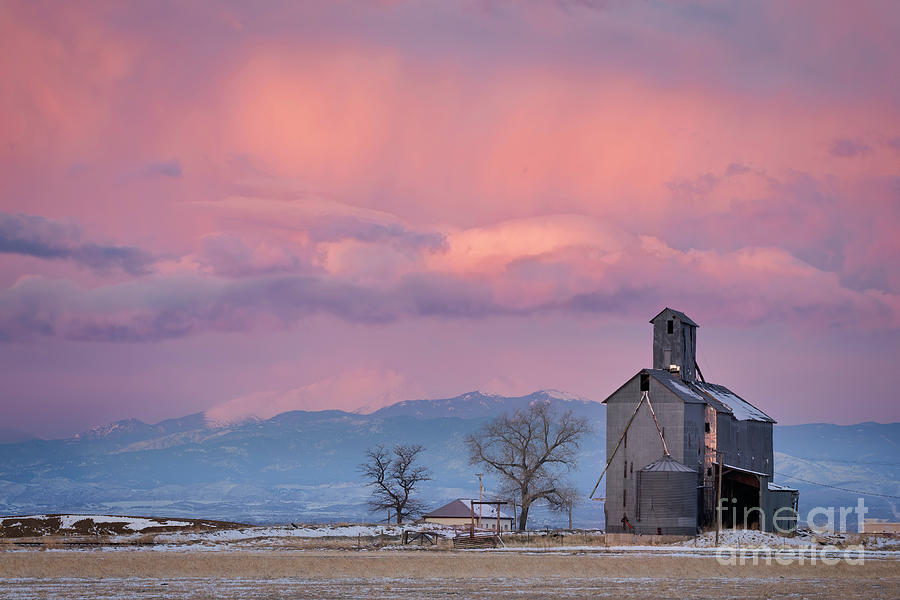 Colorado Grain Mill Sunrise Photograph by Ronda Kimbrow