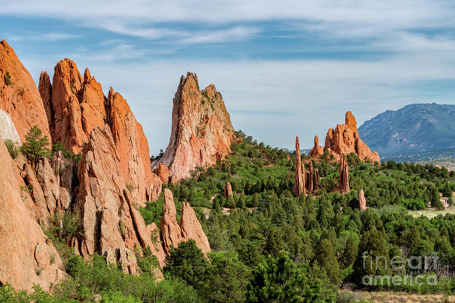 Colorado Hike View Of Cathedral Spires Photograph by Jennifer White
