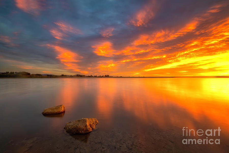 Colorado Lake Sunrise Photograph by Ronda Kimbrow