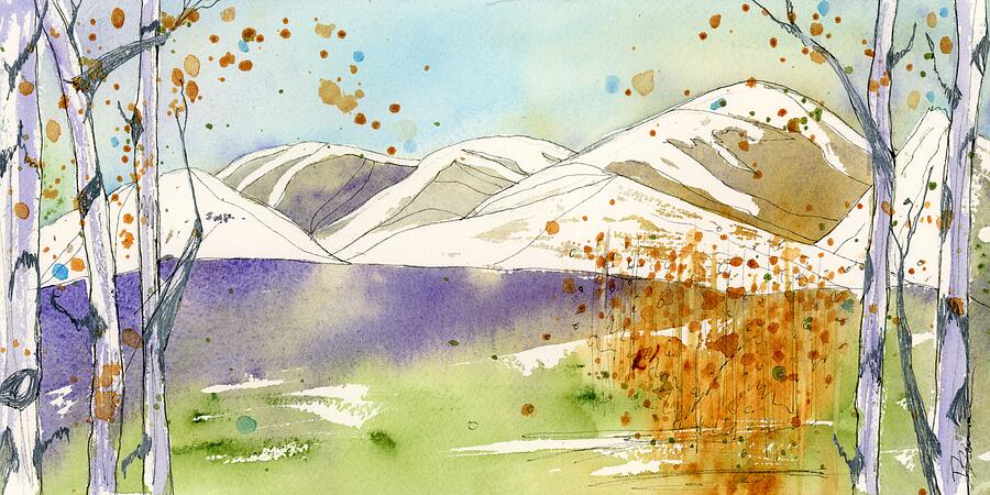 Colorado Landscape #12 Painting by Dawn Derman Colorado Landscape #12 Painting by Dawn Derman