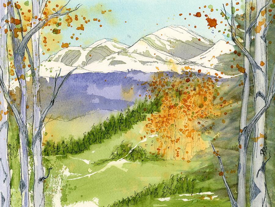 Colorado Landscapes #1 Painting by Dawn Derman Colorado Landscapes #1 Painting by Dawn Derman