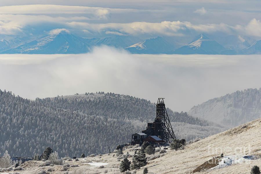 Colorado Mines Winter Wonderland Photograph by Steven Krull