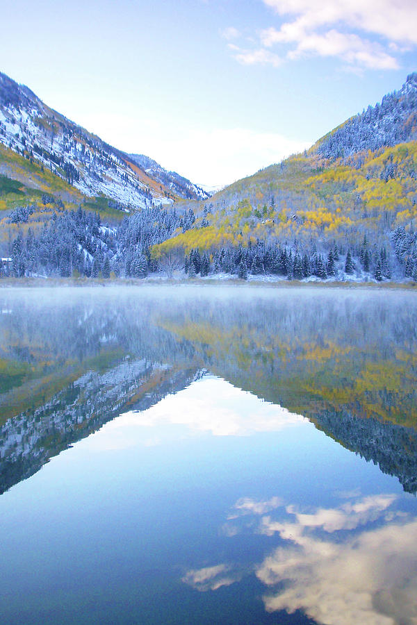 Colorado Mountain Reflection Photograph by Barbara Sophia Travels