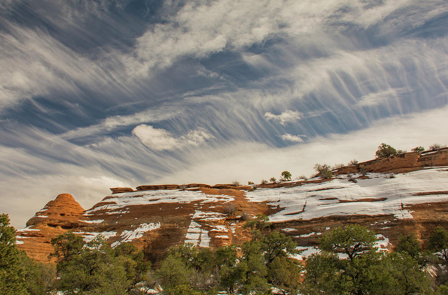 Colorado National Monument Sky Photograph by Brian Howerton