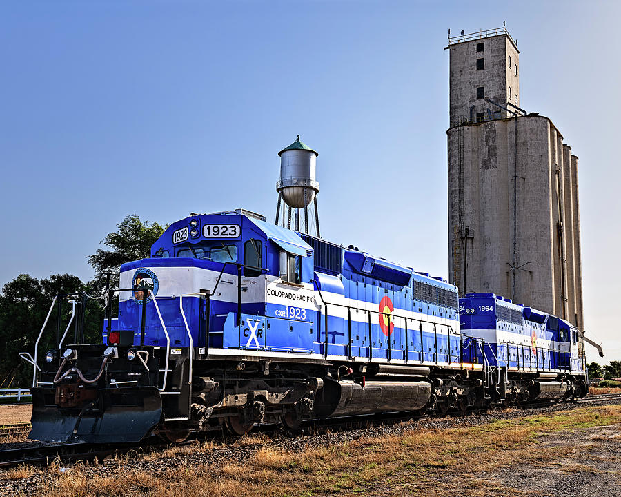 Colorado Pacific Locomotives at Rest Photograph by Andy Crawford
