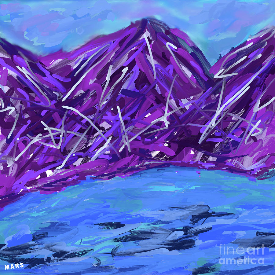 Colorado Purple Mountain Majesty Digital Art by Marlene Besso