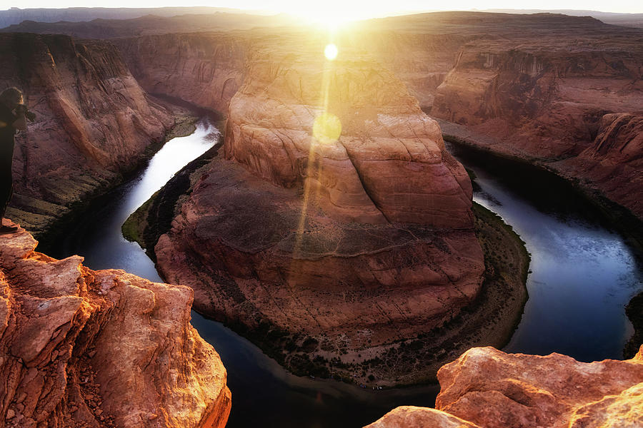 Grand Canyon National Park Photograph - Colorado River at Horseshoe Bend in Page Arizona by Good Focused
