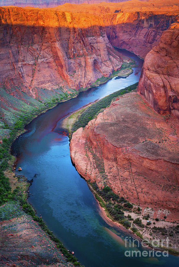 Colorado River Bend Photograph by Inge Johnsson