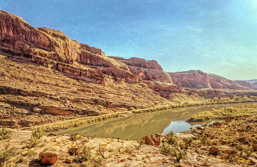 Colorado River in Moab Utah II Photograph by Joan Carroll