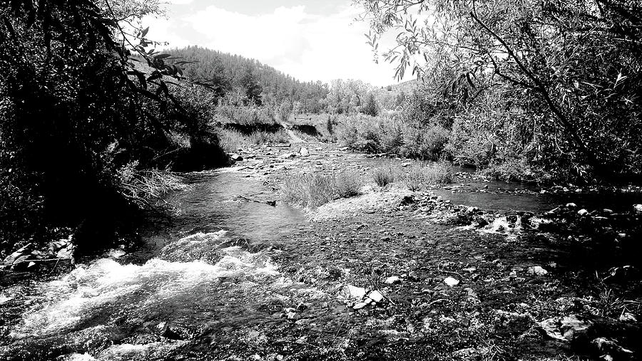 Colorado River No. 3 Black-and-white Photograph By Sarah Dotson - Fine 