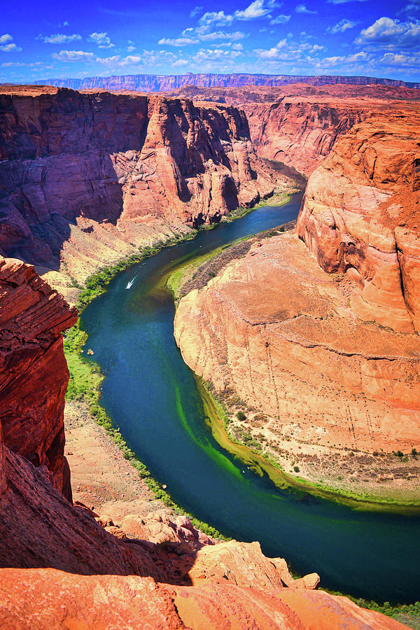 Colorado River through Horseshoe Bend, Arizona  Photograph by Chance Kafka
