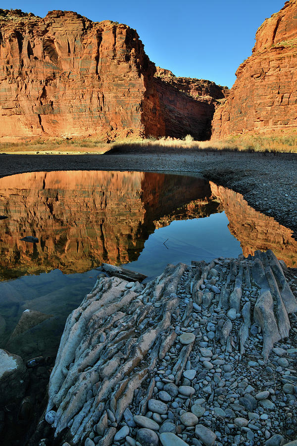 Colorado Riverway Mirror Image Photograph by Ray Mathis