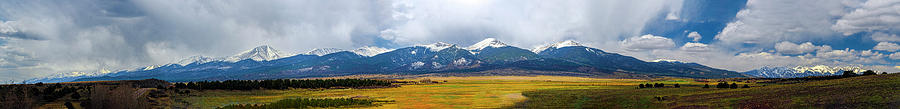 Colorado Rockies Panorama Photograph by Greg Reed