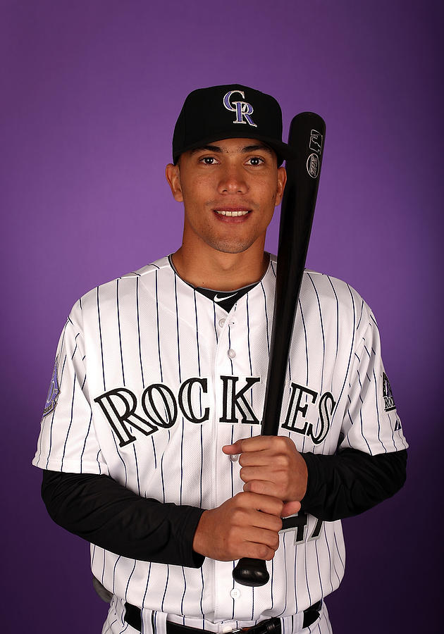 Colorado Rockies Photo Day Photograph by Christian Petersen