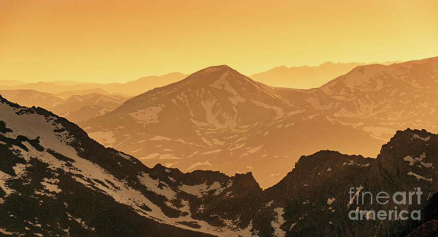 Colorado Rockies Sunset Photograph by Maresa Pryor-Luzier