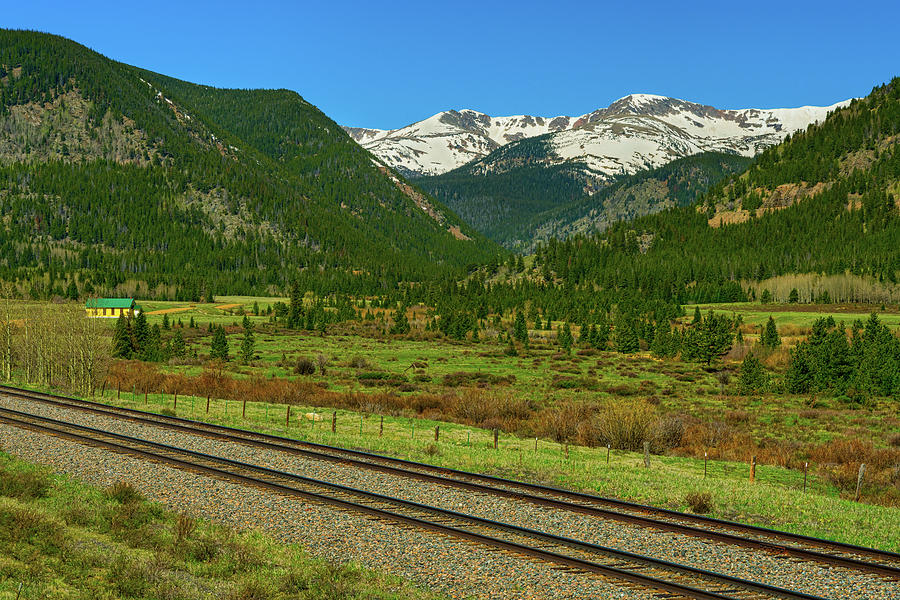Colorado Rocky Mountain Tolland Springtime View Photograph by James BO Insogna