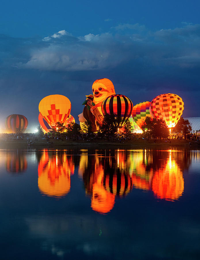 Colorado Springs Photograph - Colorado Springs Hot Air Balloon Festival by Joshua House